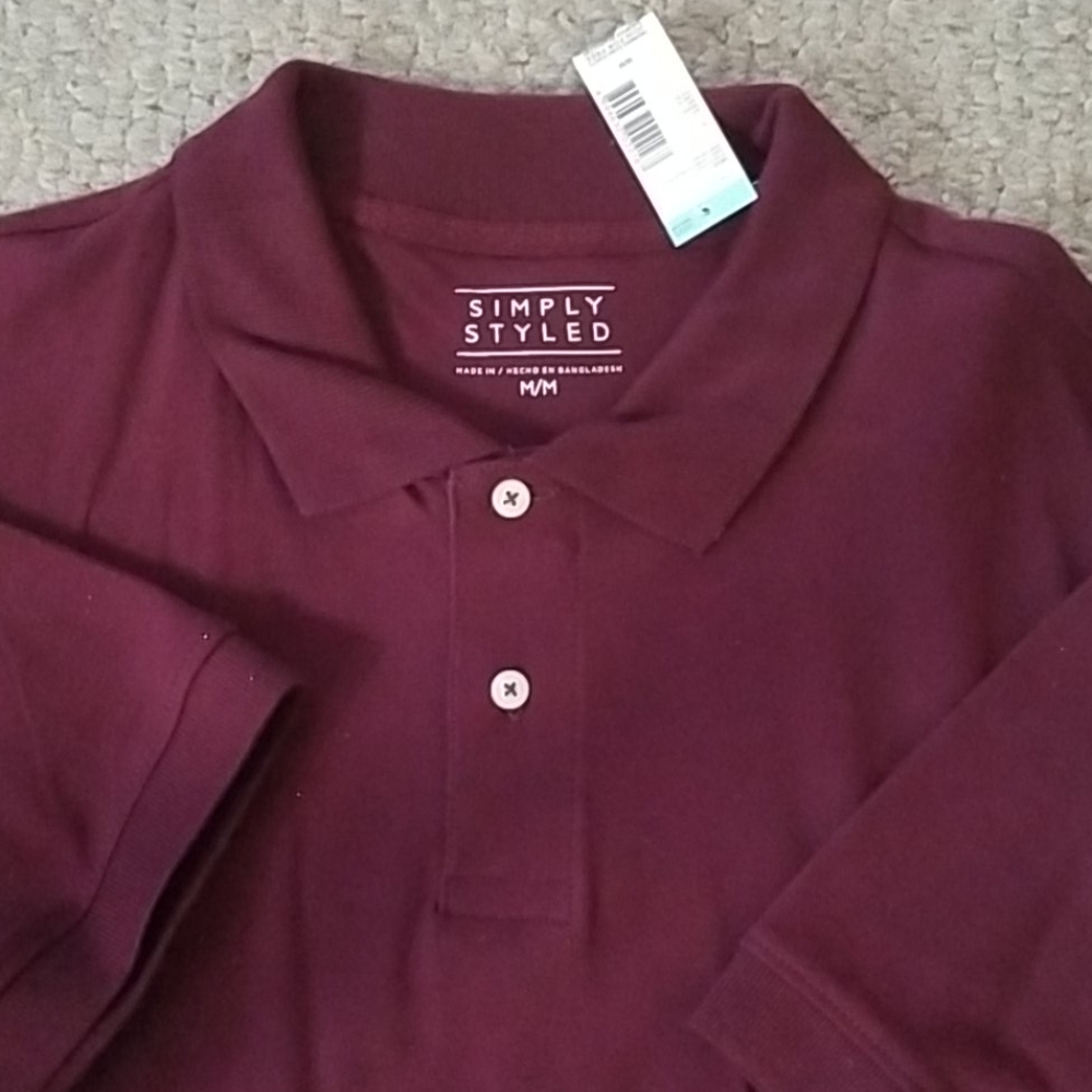Simply Styled Mens Polo Shirt NWT
